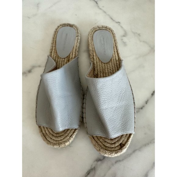 WITCHERY Gray Pebble Slide Sandals Size 40/10 - Picture 4 of 5